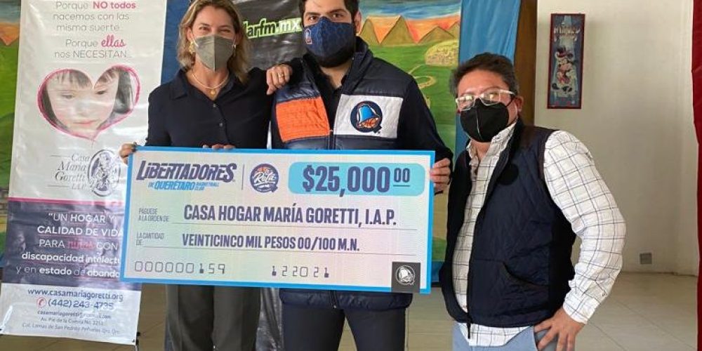 Libertadores apoya a Casa María Goretti