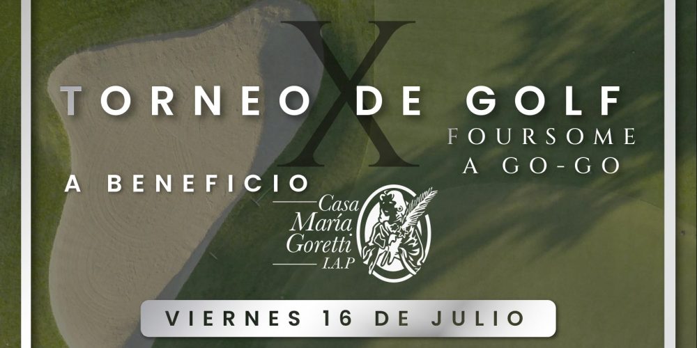 X Torneo de Golf a beneficio de Casa María Goretti 2021